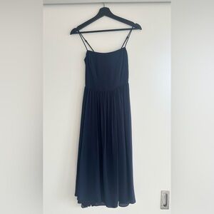 Babaton Midnight Blue Spaghetti Strap Dress